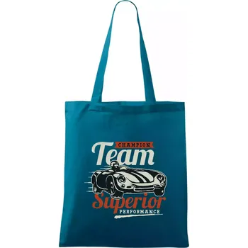 Superior performance team - Taška bavlněná - 42 x 38 cm ( Petrolejová )