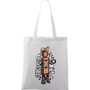 Tankman - Taška bavlněná - 42 x 38 cm ( Bílá )