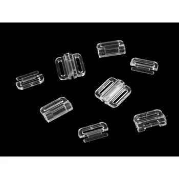 Plavkové zapínání šíře 10 mm plastové, barva 1 transparent