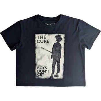 Pánské tričko The Cure Tričko Boys Don't Cry B&W Ladies Navy Blue XL