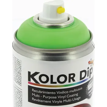 Barva ve spreji Barevná guma ve spreji KOLOR DIP 400 ml Barva: zelená reflexní