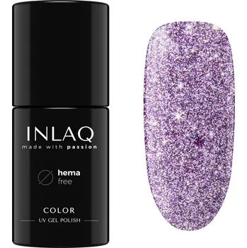 Lak na nehty INLAQ Hybridní brokatový lak Flashing Gemini 6 ml