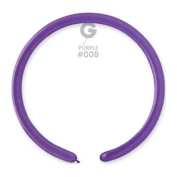 Balónek Balónky modelovací malé (140cm:3cm) #008 fialový (100ks/bal)