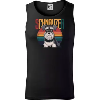 Pánské termoprádlo Schnauzer barevné kolečko - Tílko pánské Core - M ( Černá )