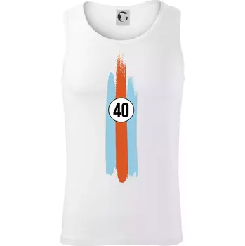 Vintage Race 40 - Tílko pánské Core - XL ( Bílá )