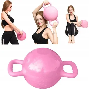 Nastavitelný kettlebell na vodu, 1-5 kg, Činka, Kettle, Závaží, RŮŽOVÝ