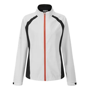Moto oblečení Ping Freda Ladies Waterproof Jacket UK6/EU34, White/Black, dámské