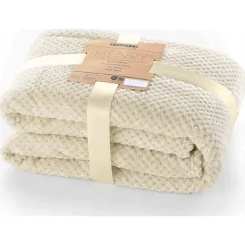 Prostěradlo Přikrývka DecoKing z mikrovlákna 220 cm x 240 cm béžová