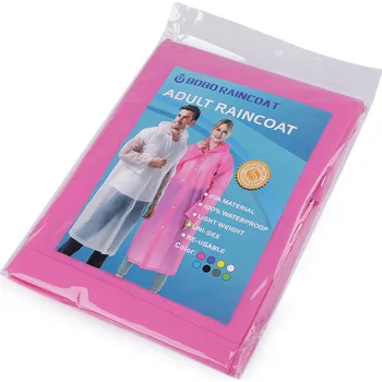 Deštník Pláštěnka pro dospělé pevná růžová 1 ks