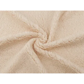Oděvní / dekorační kožešina sherpa krémová 1 m