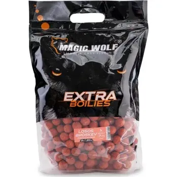 Boilies Magic Wolf - EXTRA Boilies Losos/Broskev 20mm (Nabízíme ve dvou hmotnostích 1 a 3kg)