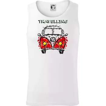 Traveling kreslene auto (lulu_art) - Tílko pánské Core - XL ( Bílá )