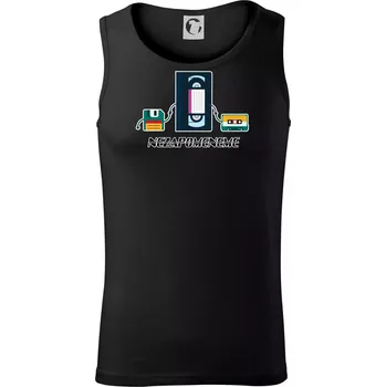 Nikdy nezapomeneme 90s - Tílko pánské Core - L ( Černá )