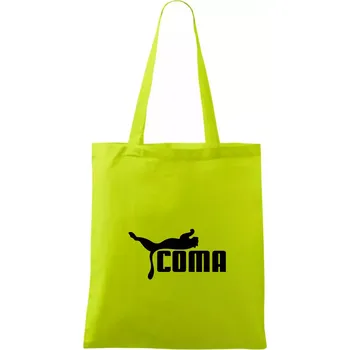 Coma parodie - Taška bavlněná - 42 x 38 cm ( Limetková )