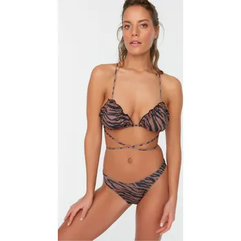 Kabelka Bikini set Trendyol Basic Trendyol hnědá | tmavě červená 1851937
