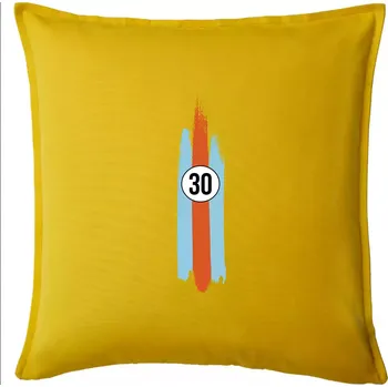 Polštář Vintage Race 30 - Polštář 50x50 - 50x50 - Pouze potah ( Žlutá )