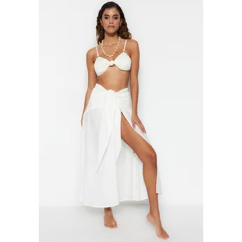 Dámské šaty Dámské šaty Trendyol Trendyol bílá | šedá 2126284