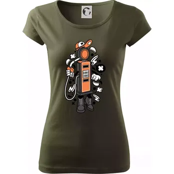 Dámské tričko Tankman - Dámské triko Pure - S ( Military )