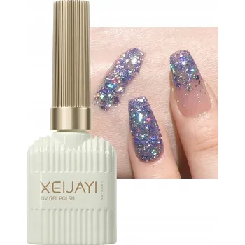 Přípravek na nehty Gel UV LED Lak na nehty Perleťový Třpytivý Soak off 15ml # 3