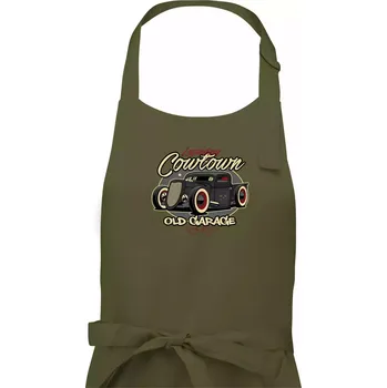Kuchyňská zástěra Legendary old car - Dámská zástěra na vaření - Univerzální velikost ( Khaki )