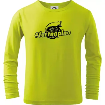 Dětská móda Furt naplno - Triko dětské Long Sleeve - 134 cm/8 let ( Limetková )