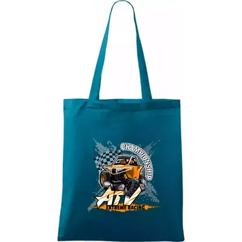 ATV extreme championship - Taška bavlněná - 42 x 38 cm ( Petrolejová )