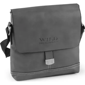 Kabelka Taška crossbody unisex 20x21 cm, barva 3 šedá