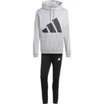 Pánská tepláková souprava adidas M BL FT HD TS XL Šedá, Černá, Bílá