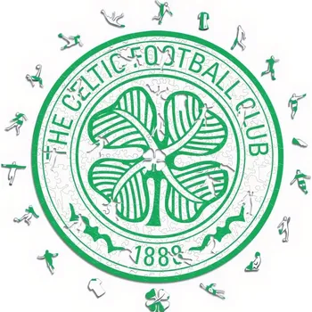 CELTIC FC Dřevěné puzzle Celtic FC, znak klubu, 150 ks