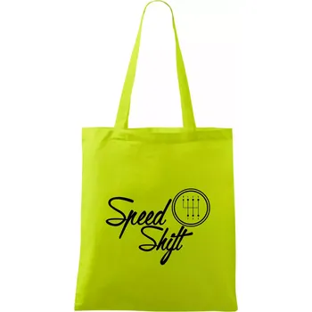 Speed shift - Taška bavlněná - 42 x 38 cm ( Limetková )