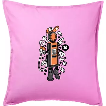 Polštář Tankman - Polštář 50x50 - 50x50 - Pouze potah ( Růžová )