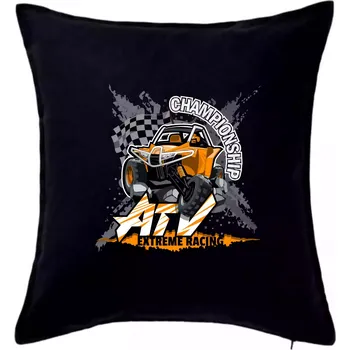 Polštář ATV extreme championship - Polštář 50x50 - 50x50 - Pouze potah ( Černá )