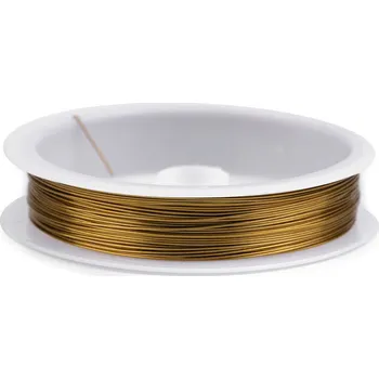 Drát Ø0,4 mm zlatá 1 ks