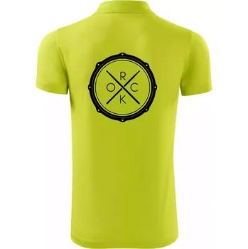 Pánská košile Paličky bicí ROCK - Polokošile Victory sportovní (dresovina) - M ( Limetková )