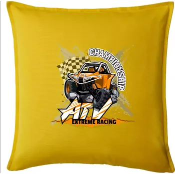 Polštář ATV extreme championship - Polštář 50x50 - 50x50 - Pouze potah ( Žlutá )