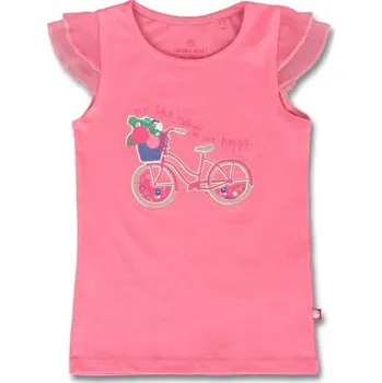 Dívčí tričko Dívčí tričko LEMON BERET krátký rukáv s kolem růžové Barva: Růžová, Velikost: 116/122