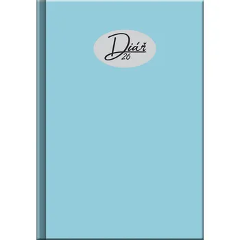 Diář Denní diář 2026 - COLORS světle modrý (A5)