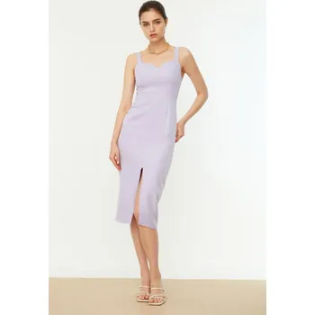 Dámské šaty Dámské šaty Trendyol Midi Trendyol šedá 920534