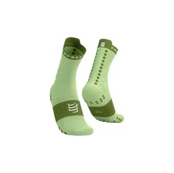 Pánské ponožky Ponožky Compressport Trail Shadow Lime/Woodbine T1 vel. 35-38