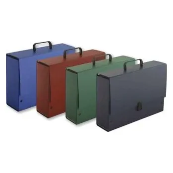 Archivační box Teczka z rączką B4 Jumbo Ecoline zielona 35 x 25,5 x 10 cm, Tadeo