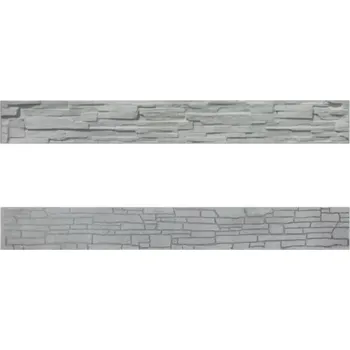 BEVES deska betonová št. kámen OBOUSTRANNÁ SOKL NÍZKÁ šedá (40ks/pal.)