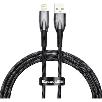Datový kabel Baseus Glimmer Series Fast Charging Datový Kabel USB-A - Lightning 2.4A 1m Black