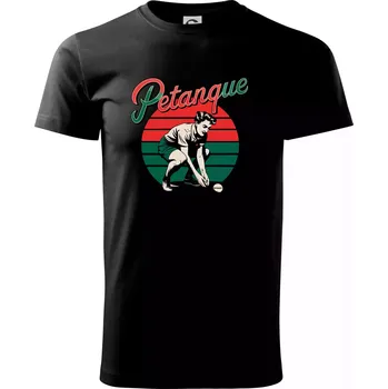 Petanque žena - Triko extra velké (5-8XL) - 6XL ( Černá )
