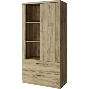 Knihovna Tempo Kondela Otevřený regál 1D2S, dub navarra, DORSI