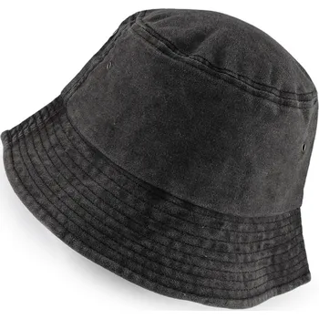 Klobouk Bavlněný letní klobouk unisex černá 1 ks