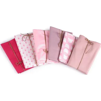 Galanterie Zbytková metráž látek 1 ks růžovofialová 1 ks