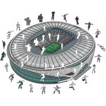 TOTTENHAM HOTSPUR FC Dřevěné puzzle Tottenham Hotspur FC, stadion, 500 ks