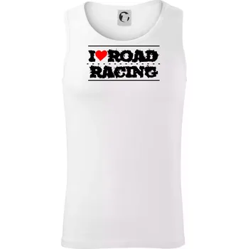I love road racing - Tílko pánské Core - S ( Bílá )