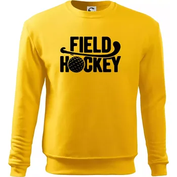 Pánská mikina Field hockey míček a nápis - Mikina Essential pánská - S ( Žlutá )