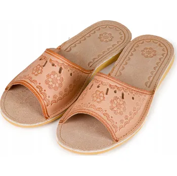 Dámské pantofle Kožené Sandále Highlander Dámské Pantofle otevřený pár, vel. 39